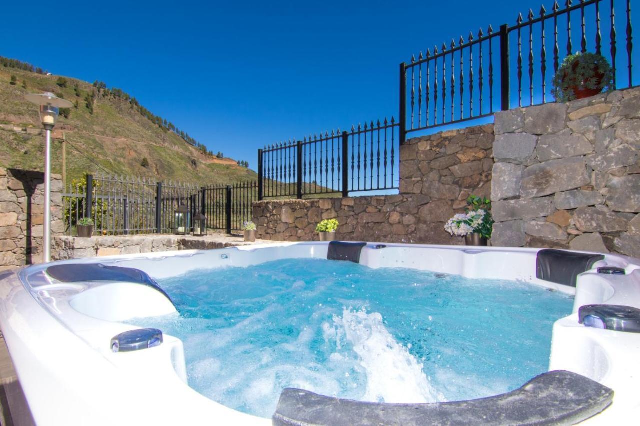 Villa Mogarén: jacuzzi&beautiful views Vega de San Mateo Kültér fotó